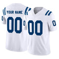 Friene Custom IN.Colts White Limited Vapor F.U.S.E. Home Game Any Name & Numbers Stitched Jerseys