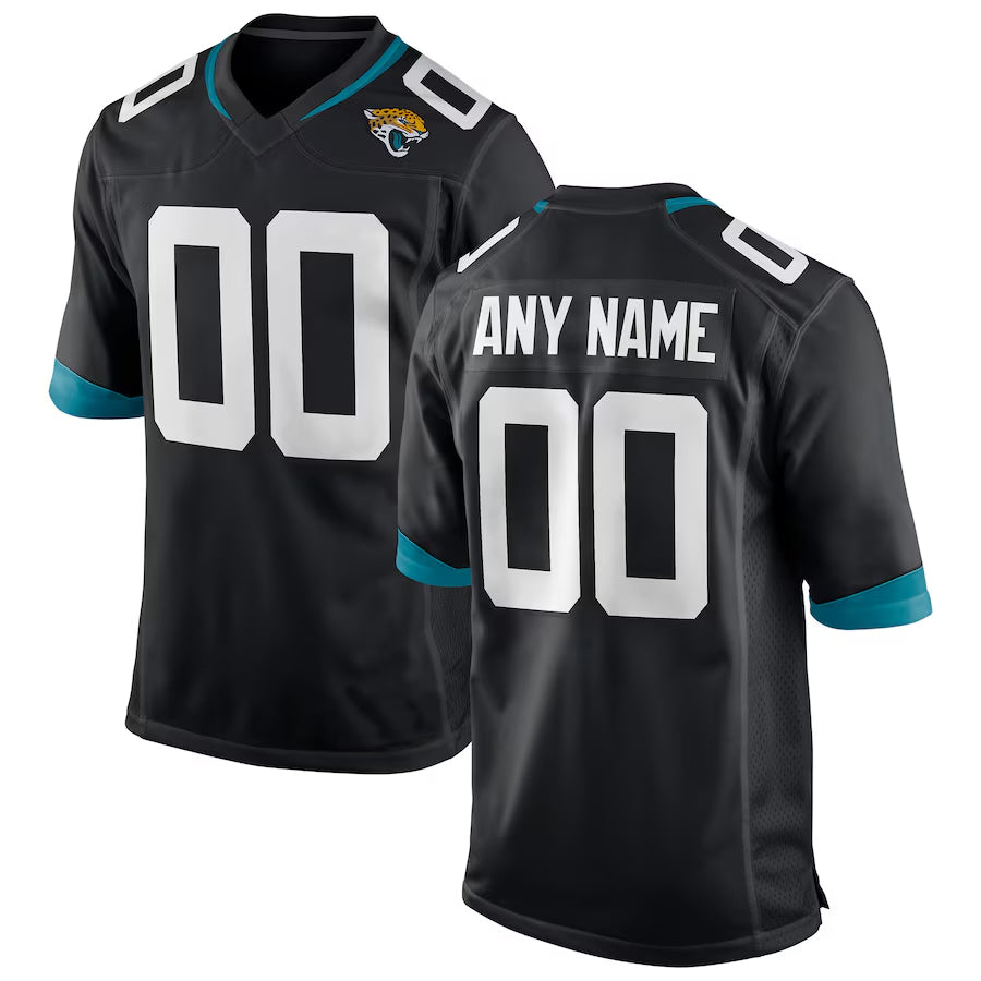Friene Custom J.Jaguars Black Home Game Stitched Jerseys