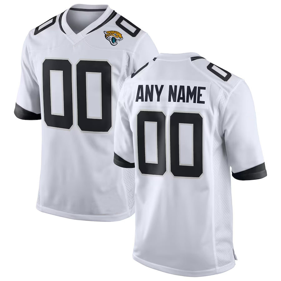 Friene Custom J.Jaguars White Home Game Football Jersey