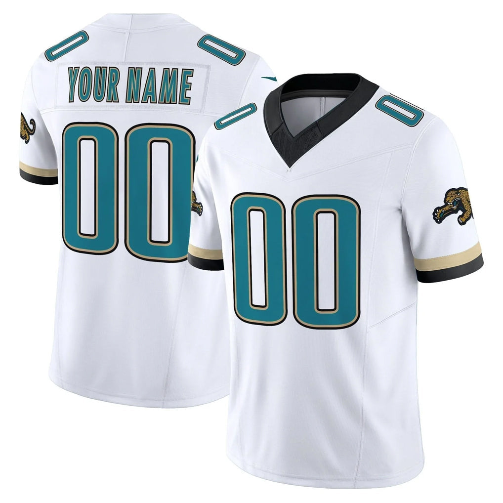 Friene Custom J.Jaguars White Prowler Throwback Vapor F.U.S.E. Limited Home Game Any Name & Numbers Stitched Jerseys