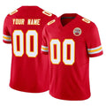 Friene Custom KC.Chiefs Red Limited Vapor F.U.S.E. Home Game Any Name & Numbers Stitched Jerseys