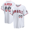 Friene Custom LA.Angels 2026 All-Star Edition Stars & Stripes White Stadium Jerseys