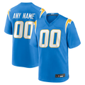 Friene Custom LA.Chargers Los Angeles Chargers Powder Blue Stitched Jerseys