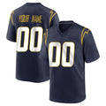 Friene Custom LA.Chargers Navy Home Game Any Name & Numbers Stitched Jerseys