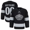 Friene Custom LA.Kings Black Alternate Authentic Pro Jerseys