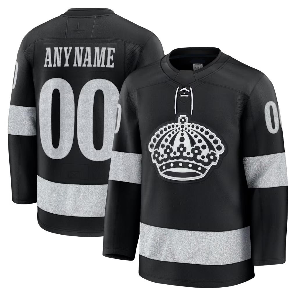 Friene Custom LA.Kings Black Alternate Premium Jerseys