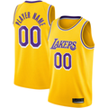 Friene Custom LA.Lakers Gold 202021 Swingman Stitched Jerseys - Icon Edition