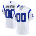 Friene Custom LA.Rams Fearsome White Home Game Any Name & Numbers Stitched Jerseys