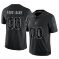 Friene Custom LV.Raiders Black RFLCTV Limited Stitched Jerseys