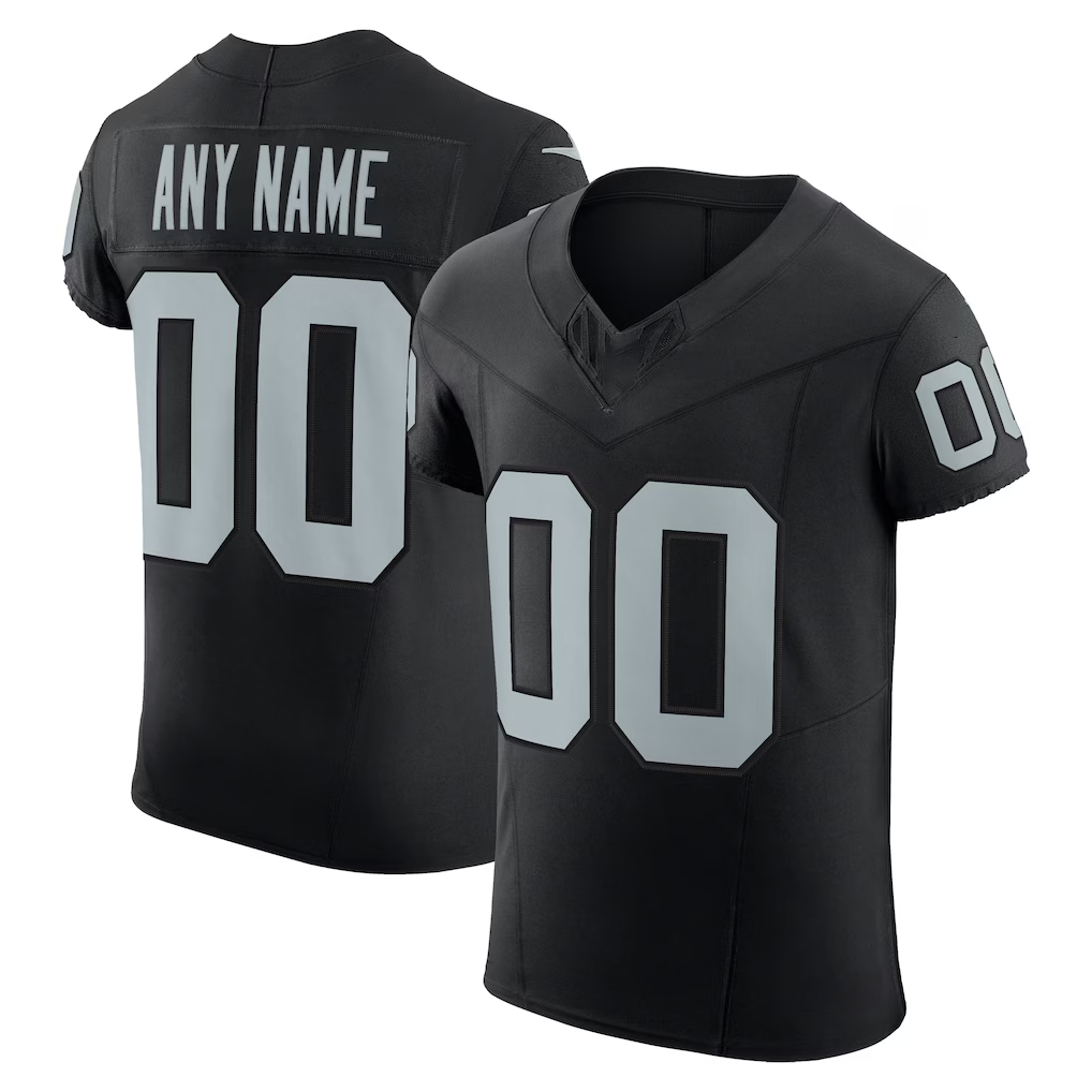 Friene Custom LV.Raiders Black Vapor F.U.S.E. Elite Stitched Jerseys