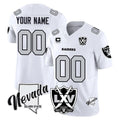 Friene Custom LV.Raiders White 2026 Vapor Limited 65th Anniversary Home Game Any Name & Numbers Stitched Jerseys