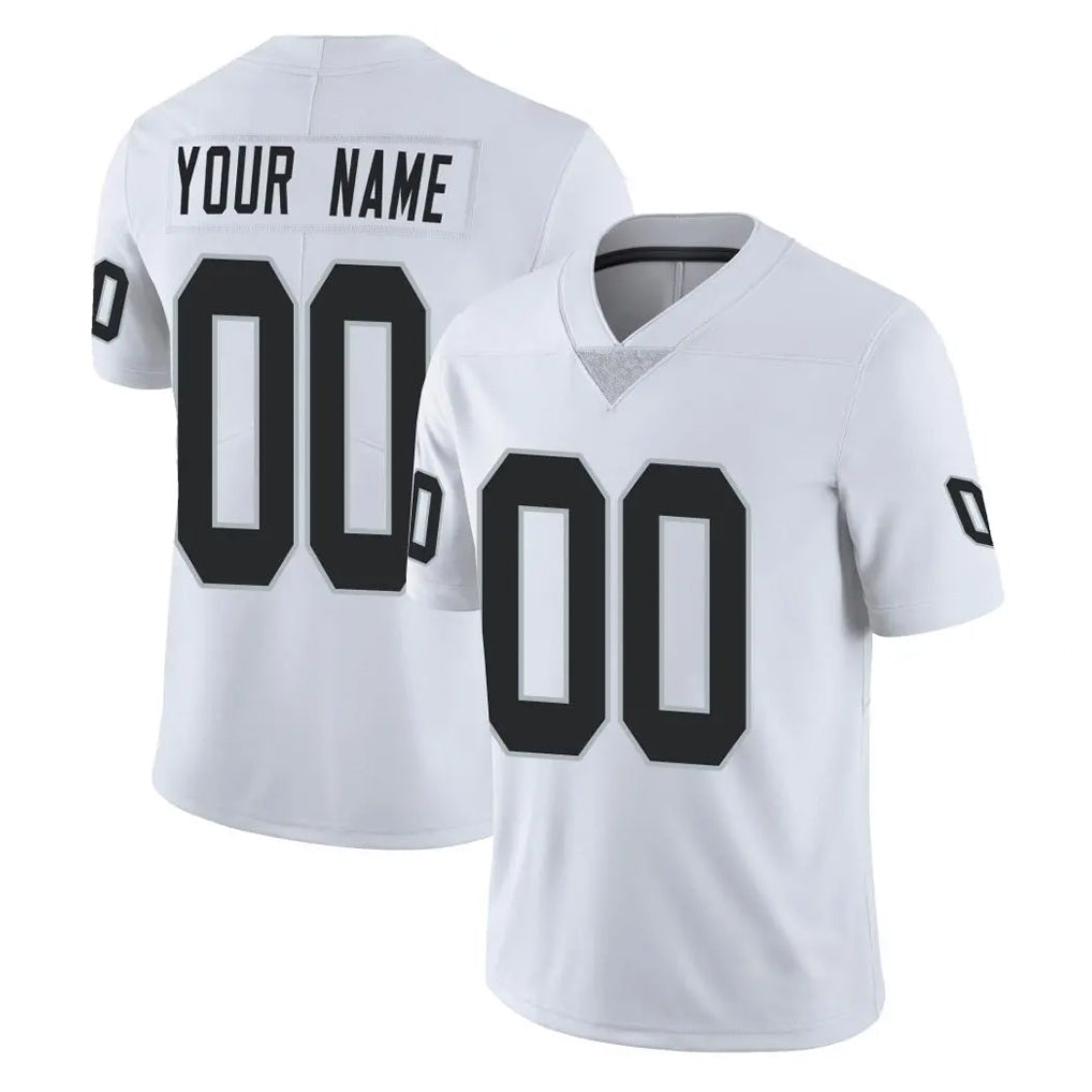 Friene Custom LV.Raiders White Limited Vapor Untouchable Home Game Any Name & Numbers Stitched Jerseys