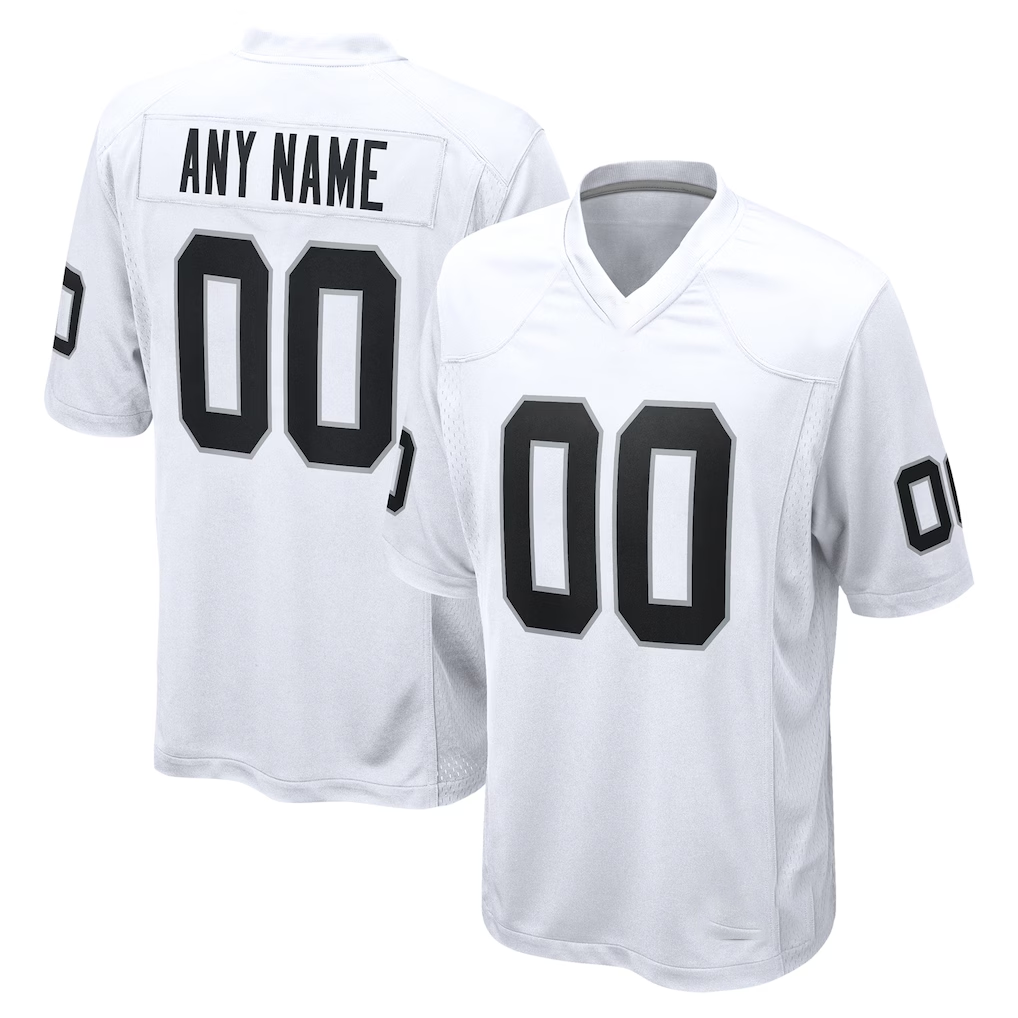 Friene Custom LV.Raiders White Team Stitched Jerseys