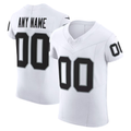 Friene Custom LV.Raiders White Vapor F.U.S.E. Elite Stitched Jerseys
