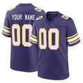 Friene Custom M.Vikings Purple Classic Home Game Any Name & Numbers Stitched Jerseys