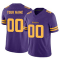 Friene Custom M.Vikings Purple Limited Alternate Vapor F.U.S.E. Home Game Any Name & Numbers Stitched Jerseys