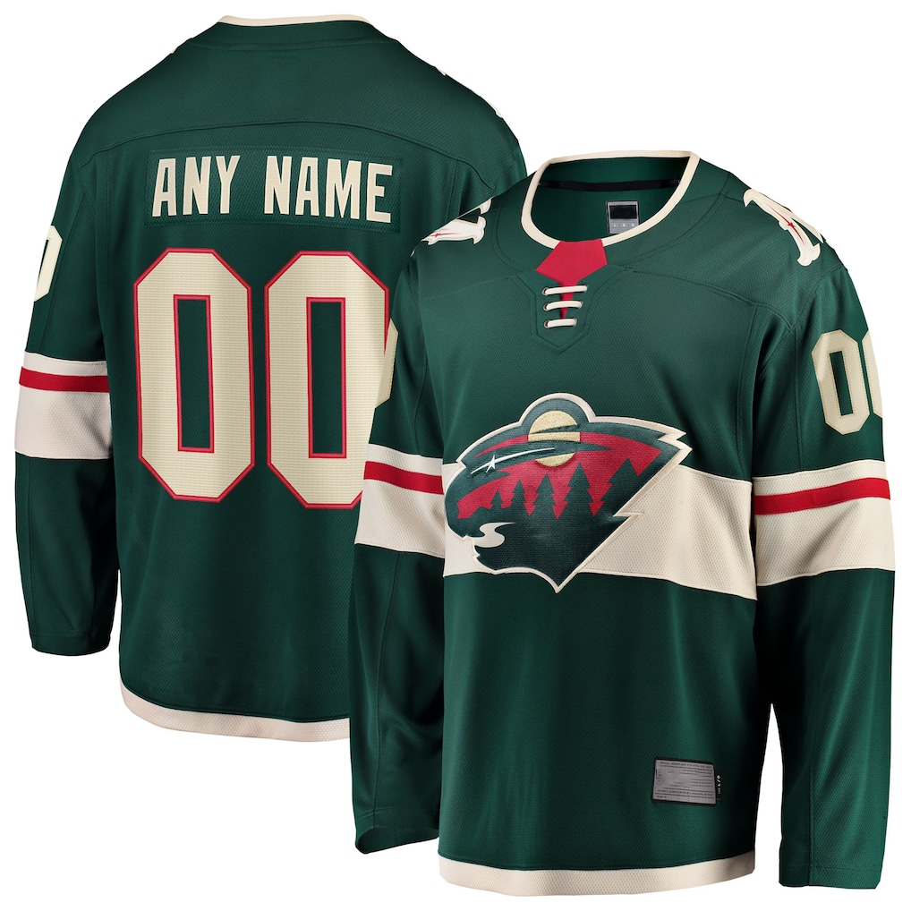 Friene Custom M.Wild Green Home Breakaway Jerseys