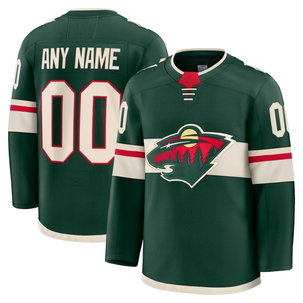 Friene Custom M.Wild Green Home Premium Jerseys