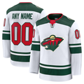 Friene Custom M.Wild White Away Premium Jerseys