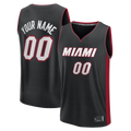 Friene Custom M.Heat  Black Fast Break Jerseys - Icon Edition