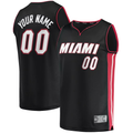 Friene Custom M.Heat Black Fast Break Replica Jerseys - Icon Edition