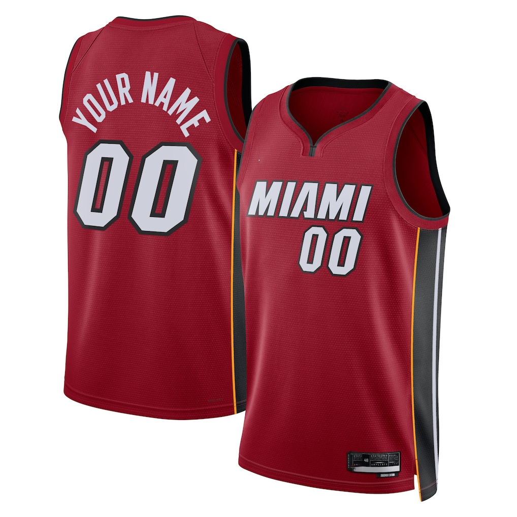 Friene Custom M.Heat Heat Red 202223 Swingman Jerseys - Statement Edition