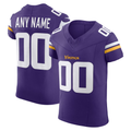 Friene Custom MN.Vikings Purple Vapor F.U.S.E. Elite Stitched Jerseys