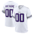Friene Custom MN.Vikings White Alternate Game Stitched Jerseys