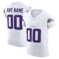 Friene Custom MN.Vikings White Vapor F.U.S.E. Elite Stitched Jerseys