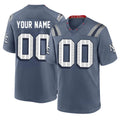 Friene Custom NE.Patriots Blue Rivalries Collection Home Game Any Name & Numbers Stitched Jerseys
