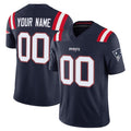 Friene Custom NE.Patriots Navy Limited Vapor F.U.S.E. Home Game Any Name & Numbers Stitched Jerseys