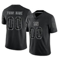Friene Custom NY.Giants Black Limited Reflective Home Game Any Name & Numbers Stitched Jerseys