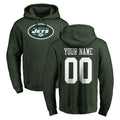 Friene Custom NY.Jets Green LOGO Pullover Hoodies Limited Game Any Name & Numbers Stitched Jerseys