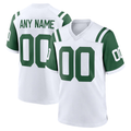 Friene Custom NY.Jets White Classic Alternate Replica Stitched Jerseys