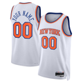 Friene Custom NY.Knicks White Swingman Jerseys - Association Edition