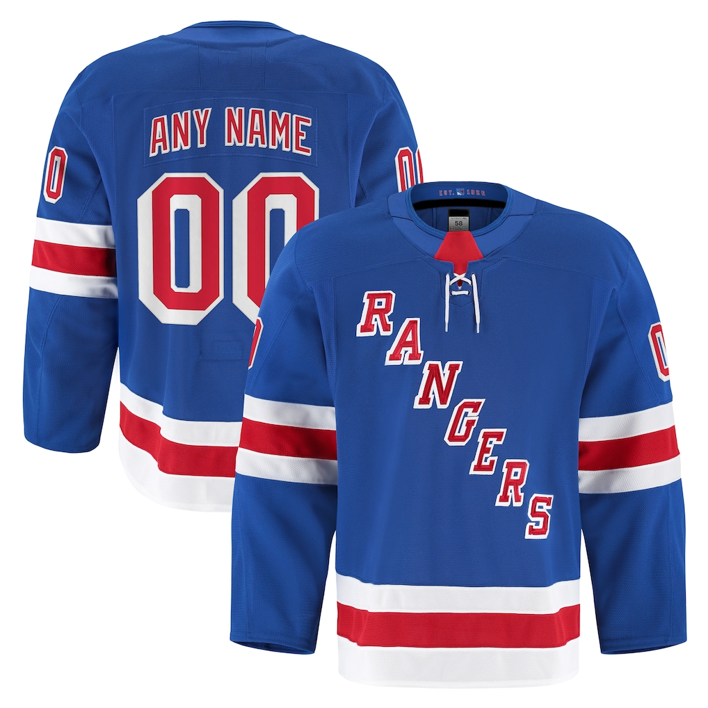 Friene Custom NY.Rangers Royal Home Authentic Pro Jerseys