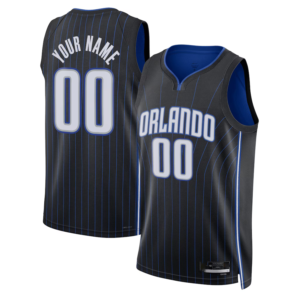 Friene Custom O.Magic Black Swingman Jerseys - Icon Edition