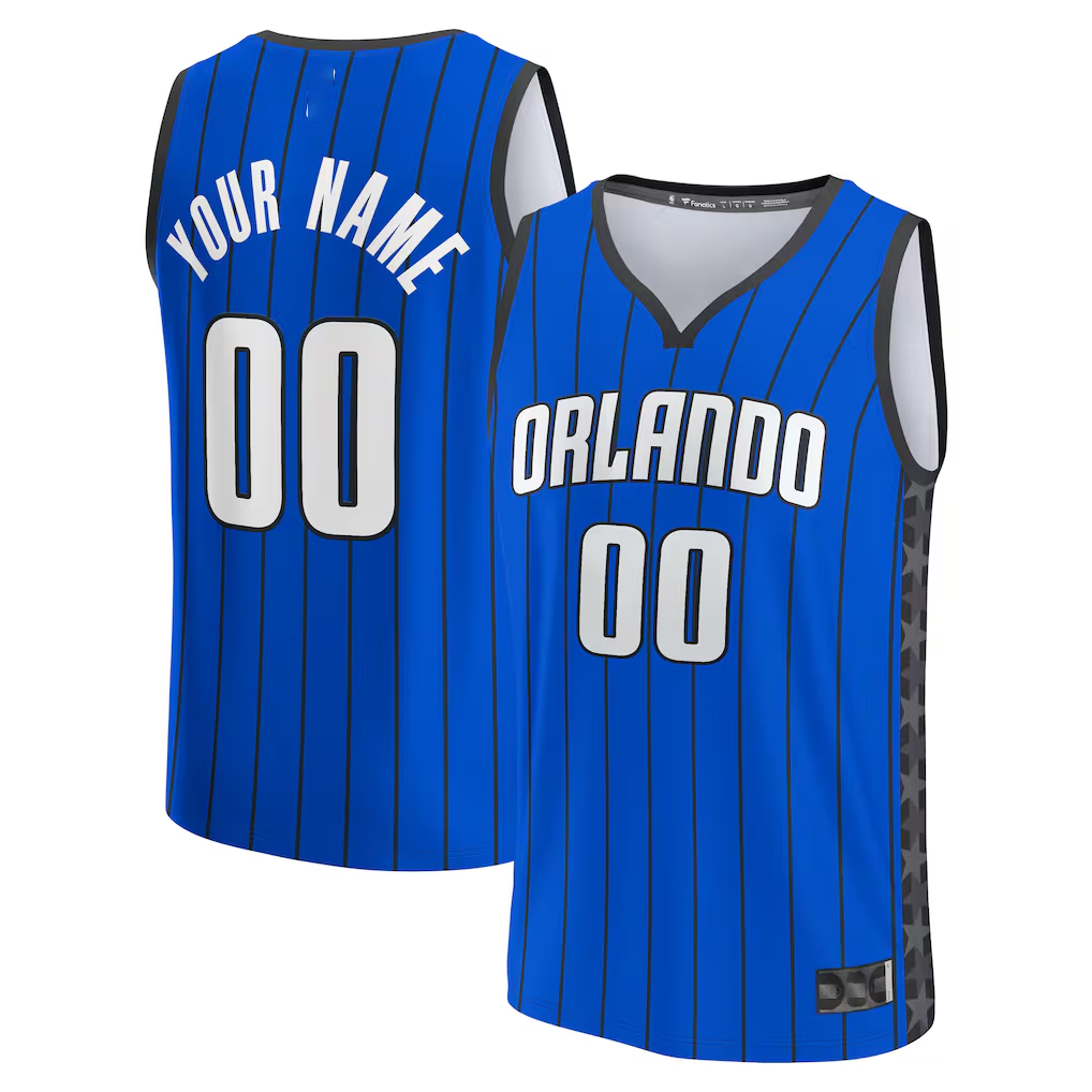 Friene Custom O.Magic Blue Fast Break Jerseys - Statement Edition