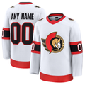 Friene Custom O.Senators White Away Premium Jerseys
