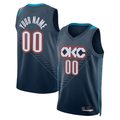 Friene Custom OC.Thunder Blue 202526 City Edition Swingman Stitched Jerseys