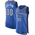 Friene Custom OC.Thunder Blue Authentic Stitched Jerseys - Icon Edition