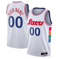 Friene Custom P.76ers White 202425 Swingman Jerseys - City Edition