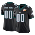 Friene Custom P.Eagles Black Limited Vapor F.U.S.E. Super Bowl LIX Home Game Any Name & Numbers Stitched Jerseys