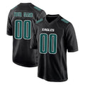 Friene Custom P.Eagles Carbon Black Fashion Home Game Any Name & Numbers Stitched Jerseys