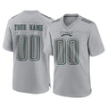 Friene Custom P.Eagles Gray Atmosphere Fashion Home Game Any Name & Numbers Stitched Jerseys