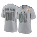 Friene Custom P.Eagles Gray Atmosphere Fashion Super Bowl LIX Home Game Any Name & Numbers Stitched Jerseys