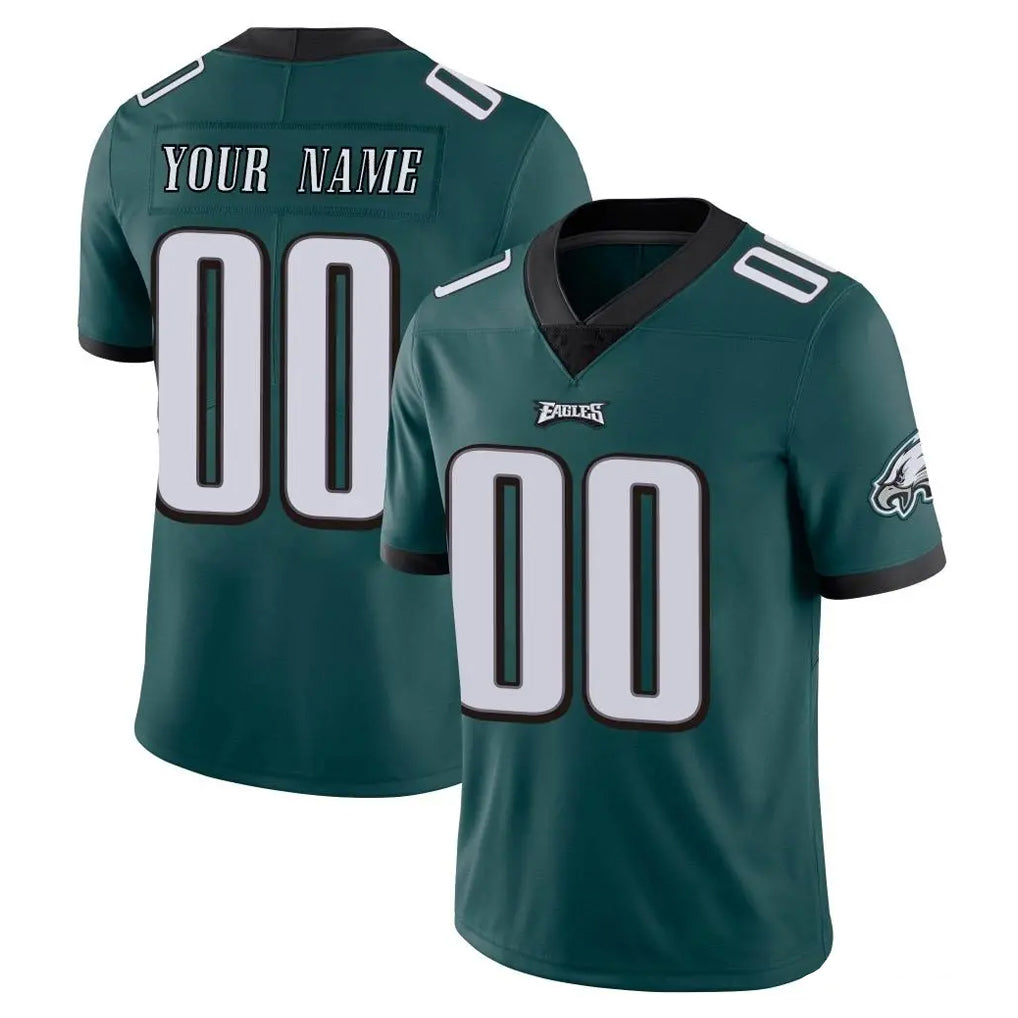 Friene Custom P.Eagles Team Color Green Vapor Untouchable Home Game Any Name & Numbers Stitched Jerseys