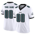 Friene Custom P.Eagles White Limited Vapor F.U.S.E. Home Game Any Name & Numbers Stitched Jerseys