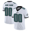Friene Custom P.Eagles White Limited Vapor Untouchable Home Game Any Name & Numbers Stitched Jerseys