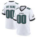 Friene Custom P.Eagles White White Game Stitched Jerseys